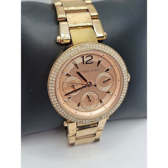 Michael Kors MK6352 Women's Stainless Steel Analog Dial Quartz Wrist Watch AM200 - Picture 4 of 11